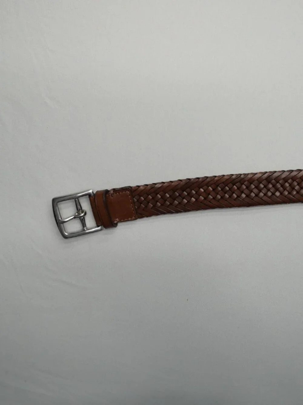 Coach Braided Leather Belt 34